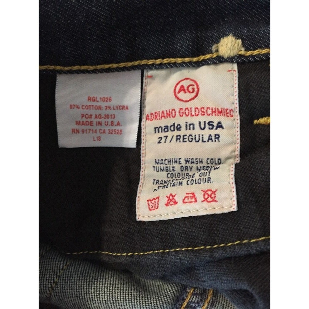 Adriano Goldschmied Women's Jeans The Legend Flare Stretch Size 27 X 32" - Picture 11 of 11